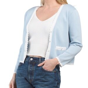 NVLT Light Blue Cardigan Sweater